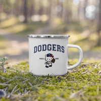 Image 3 of Hello Kitty Dodgers Mug Blue