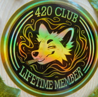 Image 2 of HOLO 420 Club Sticker