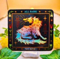Image 1 of HOLO All Bark No Bite Sticker