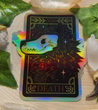 Image 1 of HOLO Death Tarot Sticker