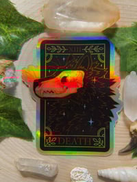 Image 2 of HOLO Death Tarot Sticker