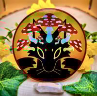 Image 1 of HOLO Mushroom Head Sticker