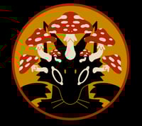 Image 3 of HOLO Mushroom Head Sticker