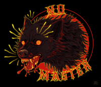 Image 3 of HOLO No Master Sticker