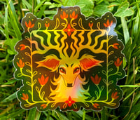 Image 1 of HOLO Blossom Buck Sticker