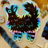 Image 2 of HOLO Brown Hyena Sticker
