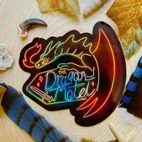 Image 1 of HOLO Dragon Motel Sticker