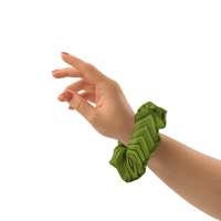 Image 2 of Palm Leaf Hair Scrunchie