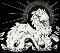 Image 3 of HOLO Oracle Creature Sticker
