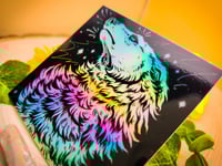 Image 2 of HOLO Space Dog Sticker