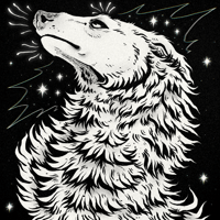 Image 3 of HOLO Space Dog Sticker