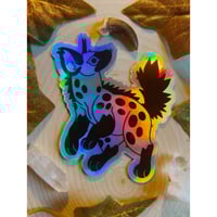 Image 1 of HOLO Spotted Hyena Sticker