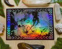 Image 1 of HOLO Wolf Fight Sticker