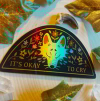Image 2 of HOLO It’s Okay To Cry Sticker
