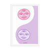 Yin Yang // Pink & Lav // Print