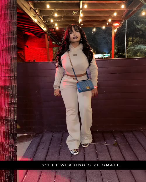 Image of The BLAK Cropped Cozy Set