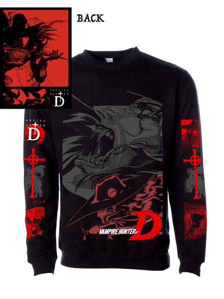 Image of LIMITED! VAMPIRE HUNTER D - SWEATSHIRT *PRE-ORDER*