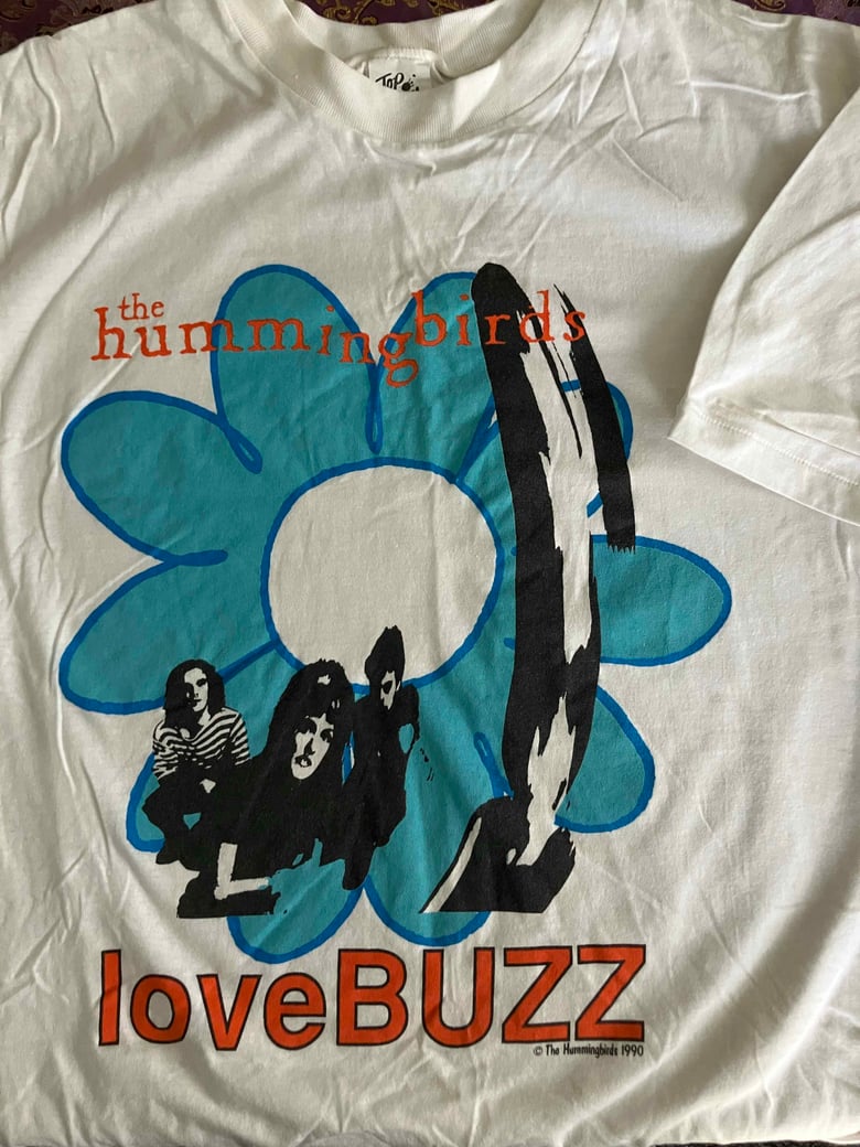 Image of tee-shirt THE HUMMINGBIRDS :: Love Buzz (1990)