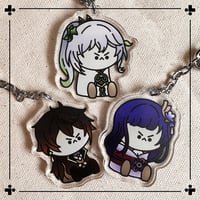 Image 1 of Genshin Angy Archon Keychains