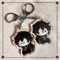Image 2 of Genshin Angy Archon Keychains