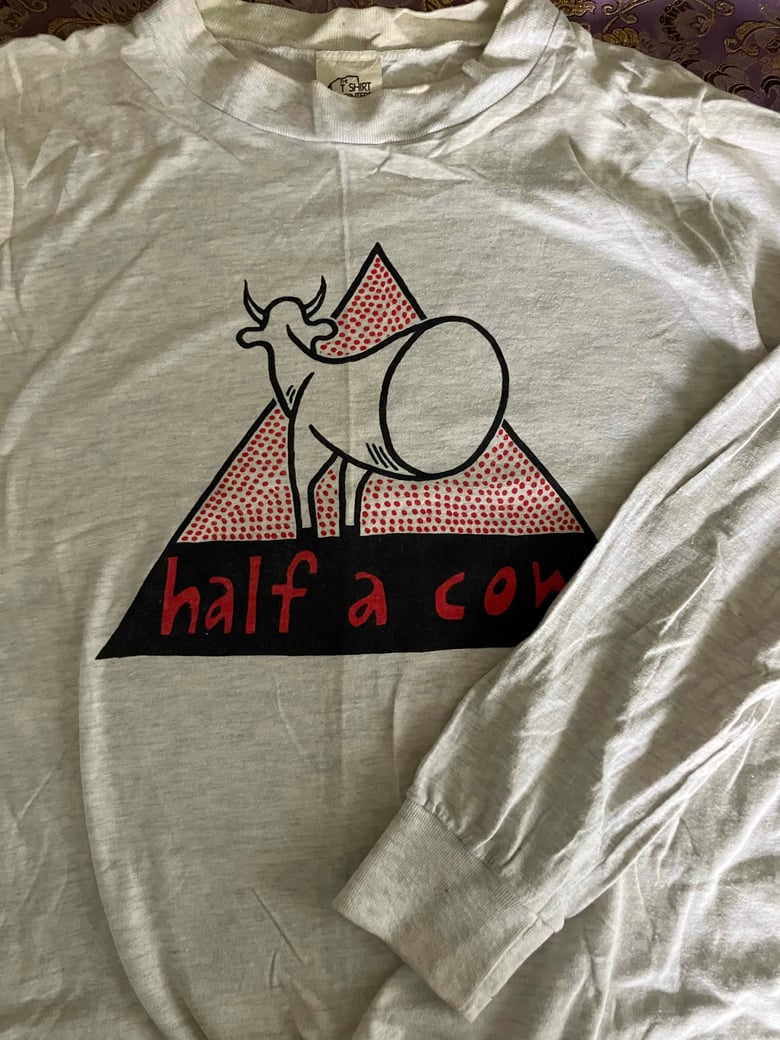 Image of teeshirt HALF A COW :: logo LONG SLEEVE