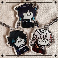 Image 1 of Genshin Angy Anemo Boys Keychains