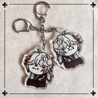 Image 3 of Genshin Angy Anemo Boys Keychains