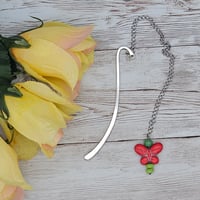 Image 1 of Red Butterfly Bookmark
