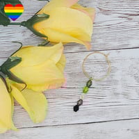Image 3 of Aromantic Wine Glass Charm 