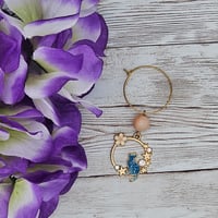 Image 3 of Cat Circle Wine Glass Charm 