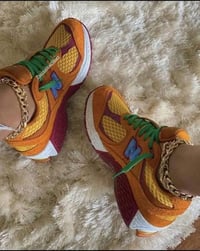 Image 1 of New Balance & Orange 🍊 Coach purse