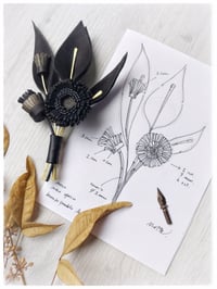 Image 10 of FLORALIA Spilla Scultura - Notte