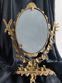 Image 6 of Miroir psyché ancien en bronze