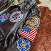 Image 3 of Devil Dogs Leather Bomber Jacket US/GER Pilot Worn