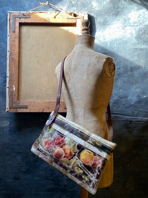 Image of one of a kind painting bag - dinner