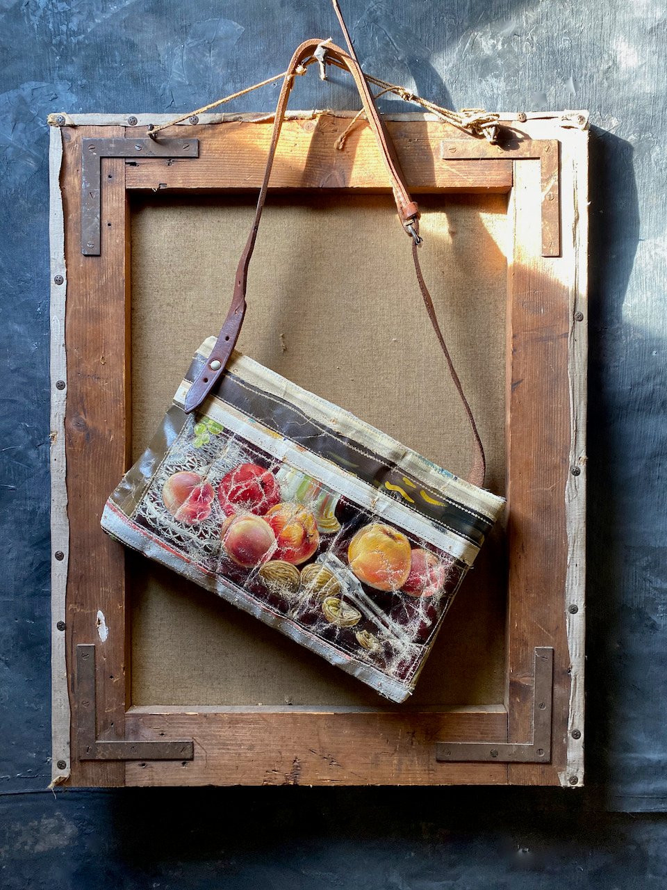 Image of one of a kind painting bag - dinner