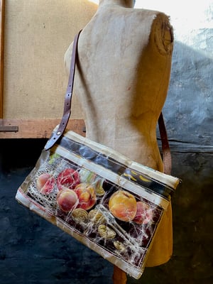 Image of one of a kind painting bag - dinner