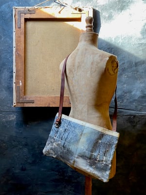 Image of one of a kind painting bag - path