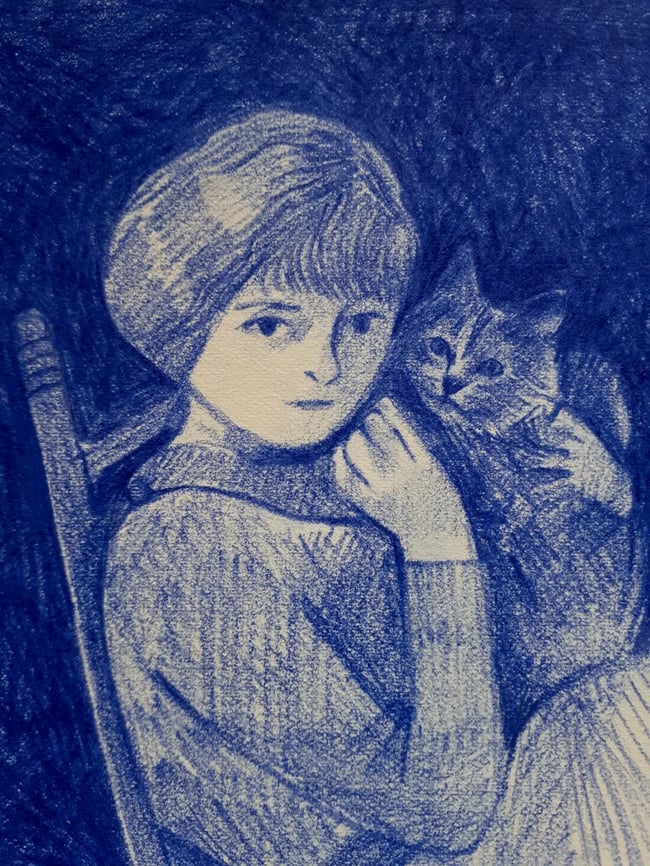 Cat ladies ~ made to order -  Original drawings 