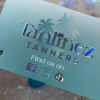 Image 1 of Raised Foil Business Card Print