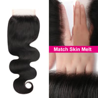 Image 4 of Raw Hair Guru Virgin Hair HD lace or Transparent Lace closures 5x5