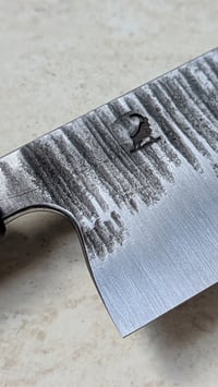 Image 2 of Forged Nakiri / 1.2419 / Sycamore Wood