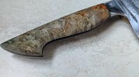 Image 3 of Forged Gyuto 1.2419 / Box Elder Burl - Micarta