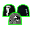 Reversible Jester Beanie Black