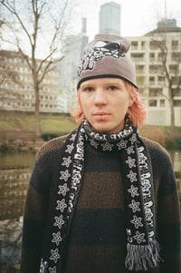 Image 3 of Reversible Jester Beanie Black