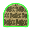 PIGSTY CRACKED LOGO BEANIE KHAKI