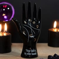 Image 1 of Ceramic Palmistry Hand Ornament