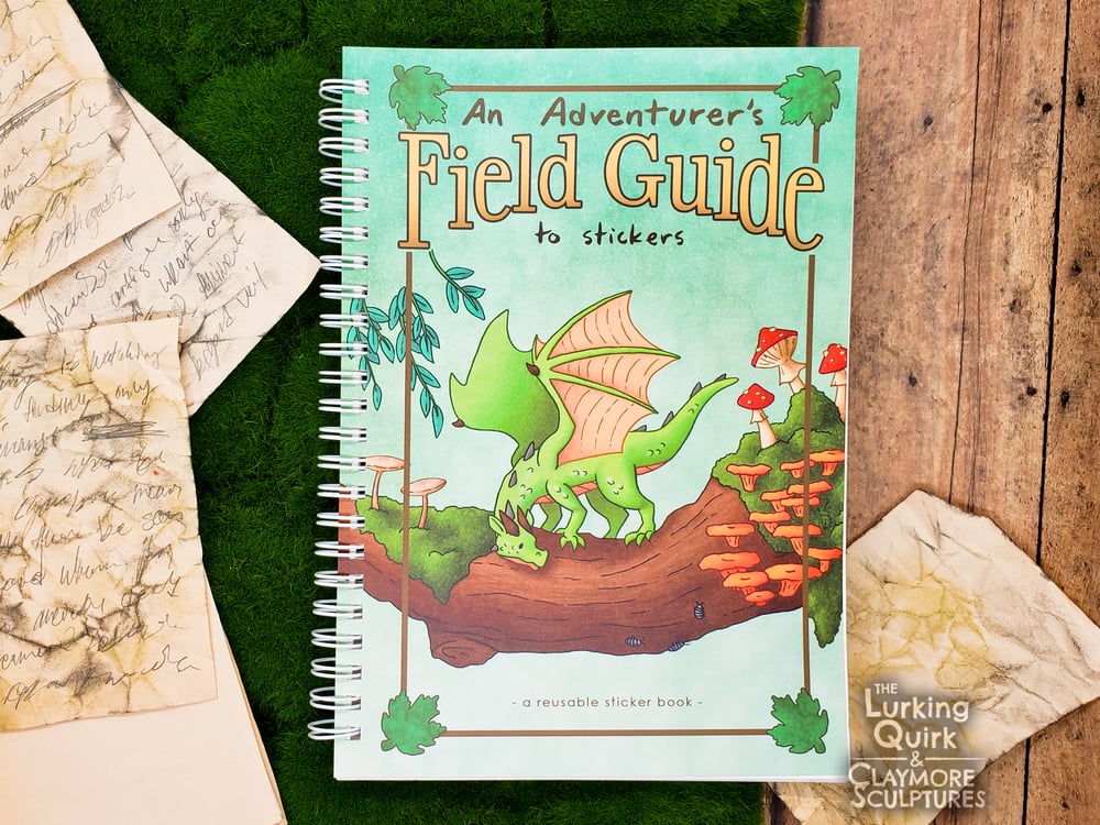 Reusable Sticker Book - An Adventurer's Field Guide to Stickers