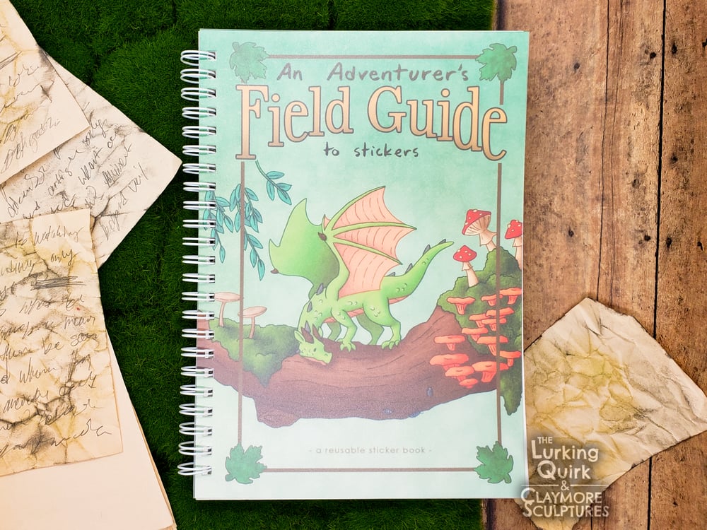 Reusable Sticker Book - An Adventurer's Field Guide to Stickers