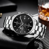 Image 4 of Silver Black Watch